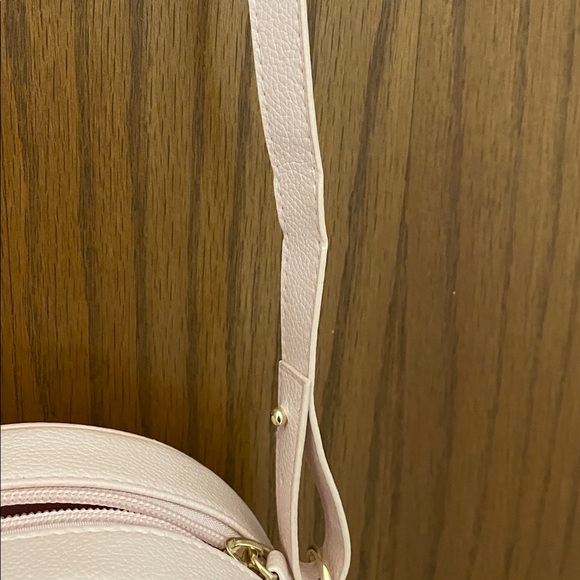 Bath & Body Works NWT Ice Skating Pink Mouse Snow Globe Bag with Gold Base - Picture 10 of 11